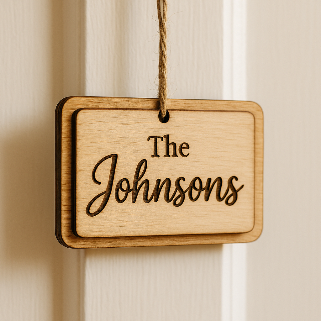 Personalised Door Sign