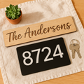 Family Home Bundle — Name Sign + Address Plaque